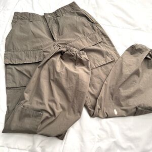 Orange Kiss Army Green Cargo Pants